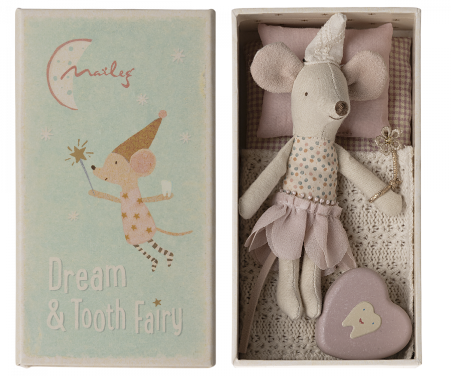 Tooth Fairy Mouse in Matchbox, Little Sister
