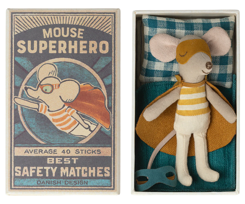 Super Hero Mouse in Matchbox || Little Brother