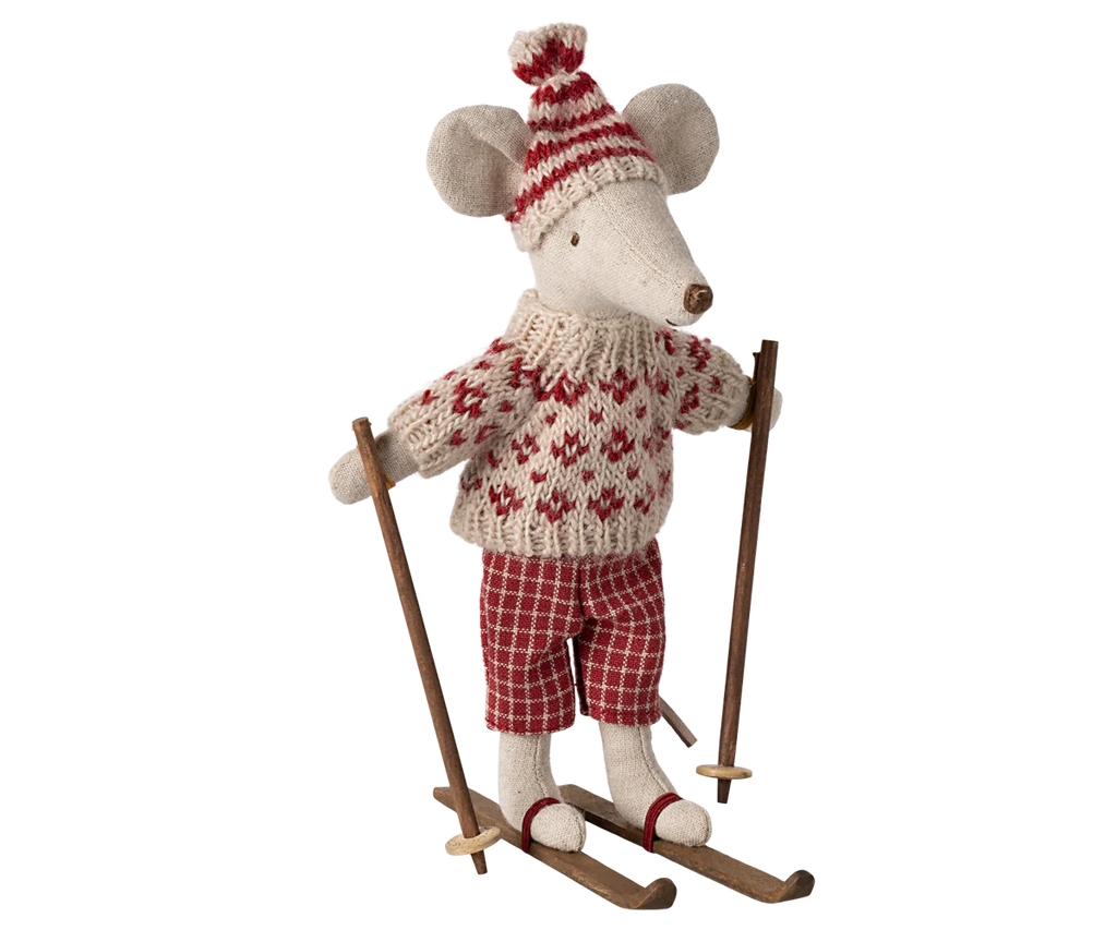 Winter Mouse with Ski Set, Mum || 2024 Edition