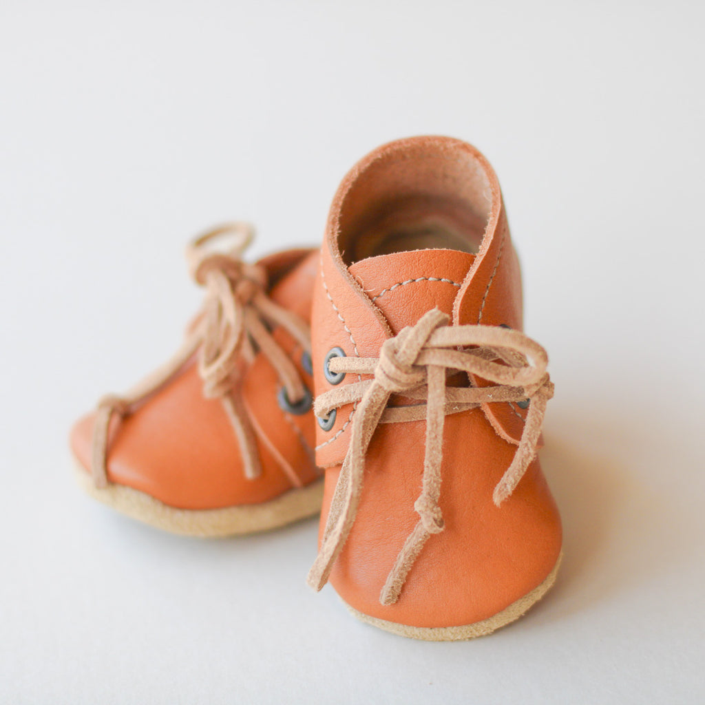Baby Leather Oxford || Ginger