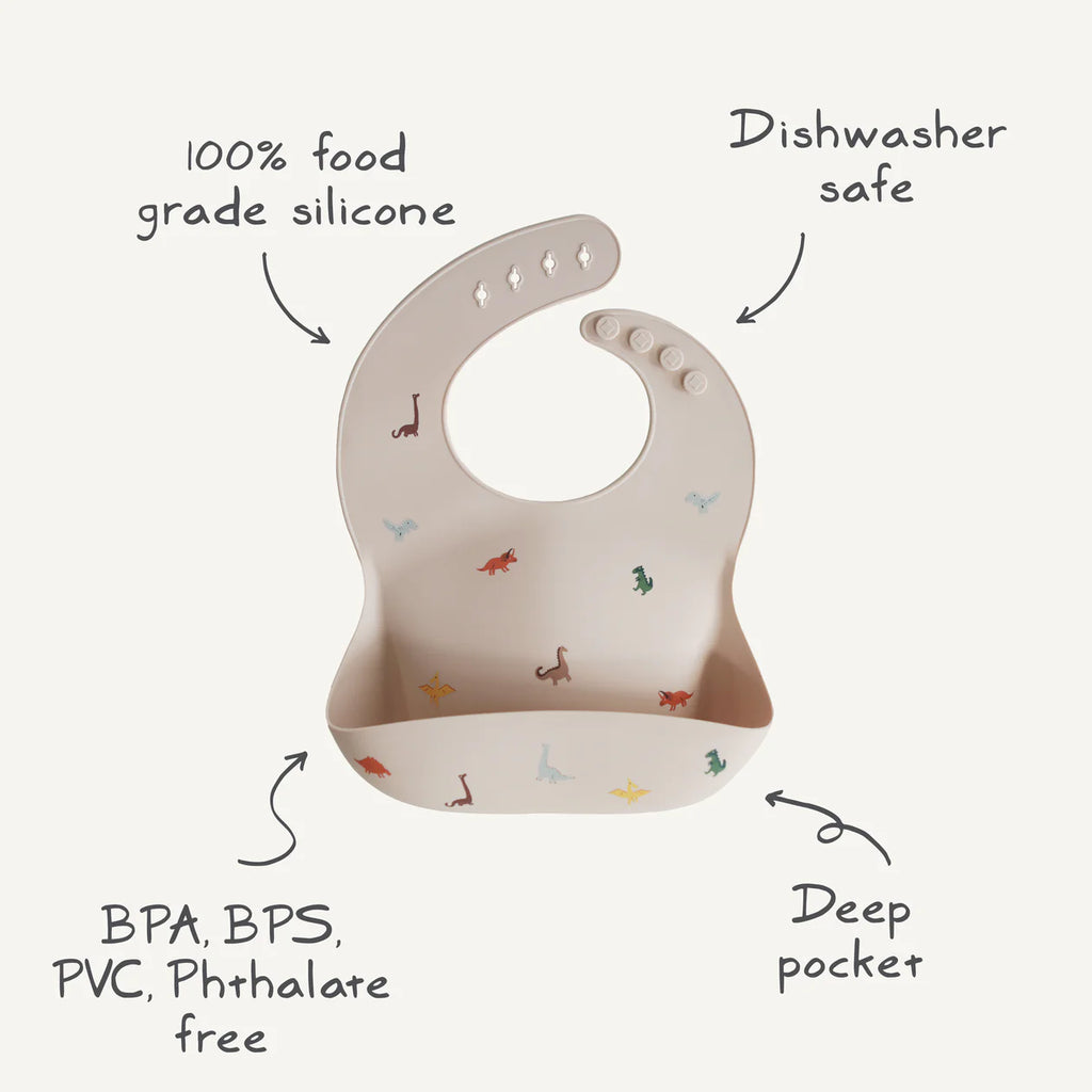 Mushie Silicone Baby Bib