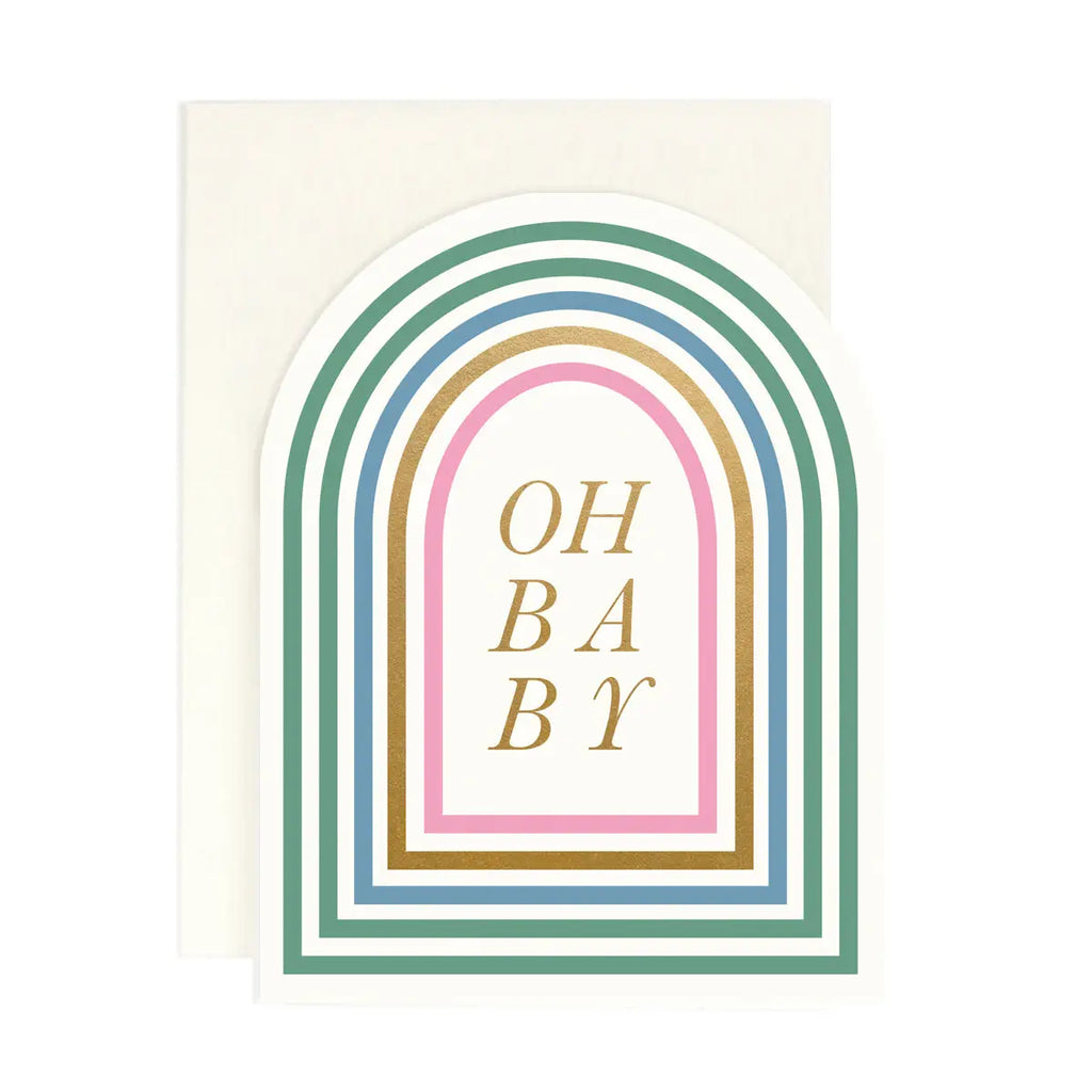 Arched Oh Baby Card