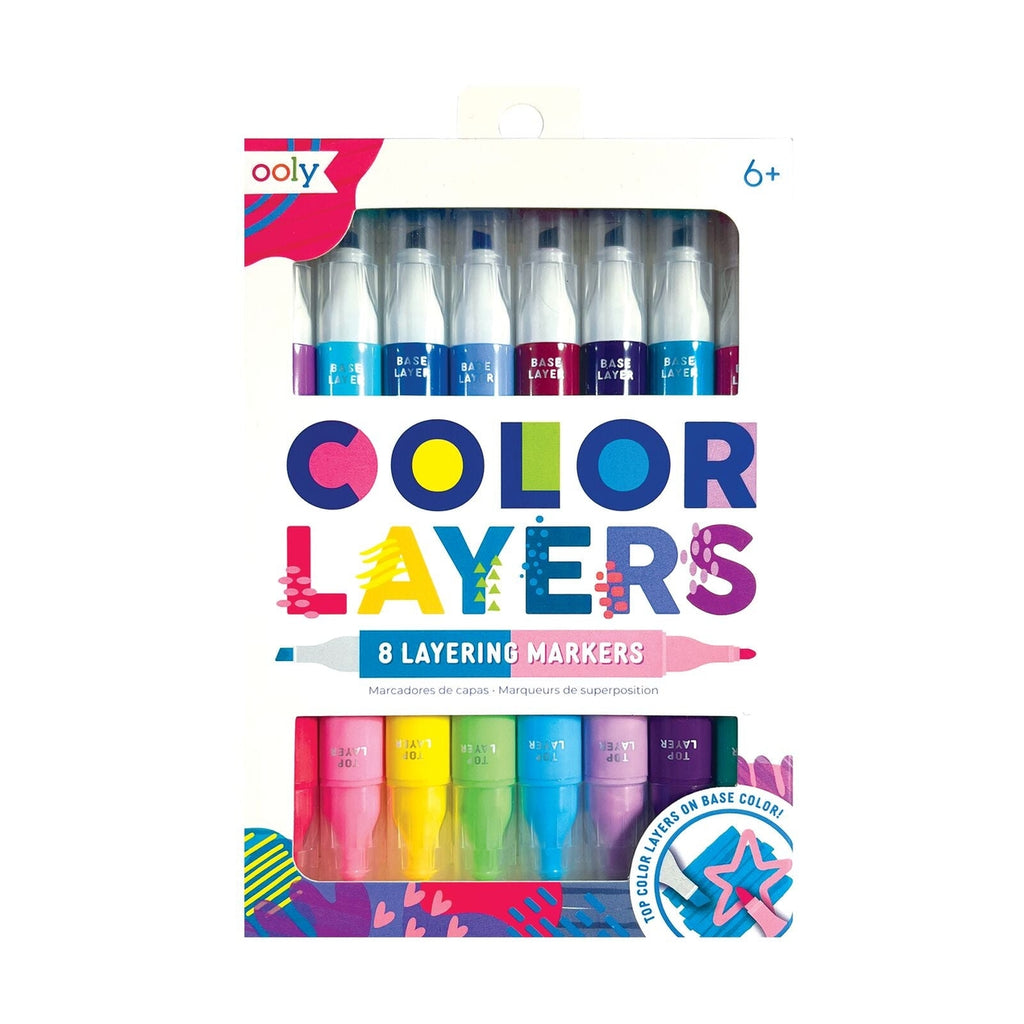 Color Layers Double-Ended Layering Markers || Set of 8