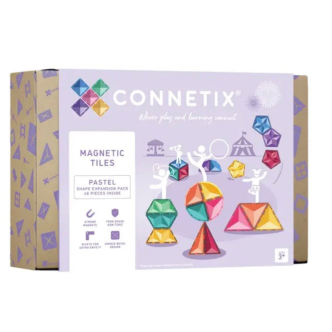 Pastel Shape Expansion Pack || 48 Pieces