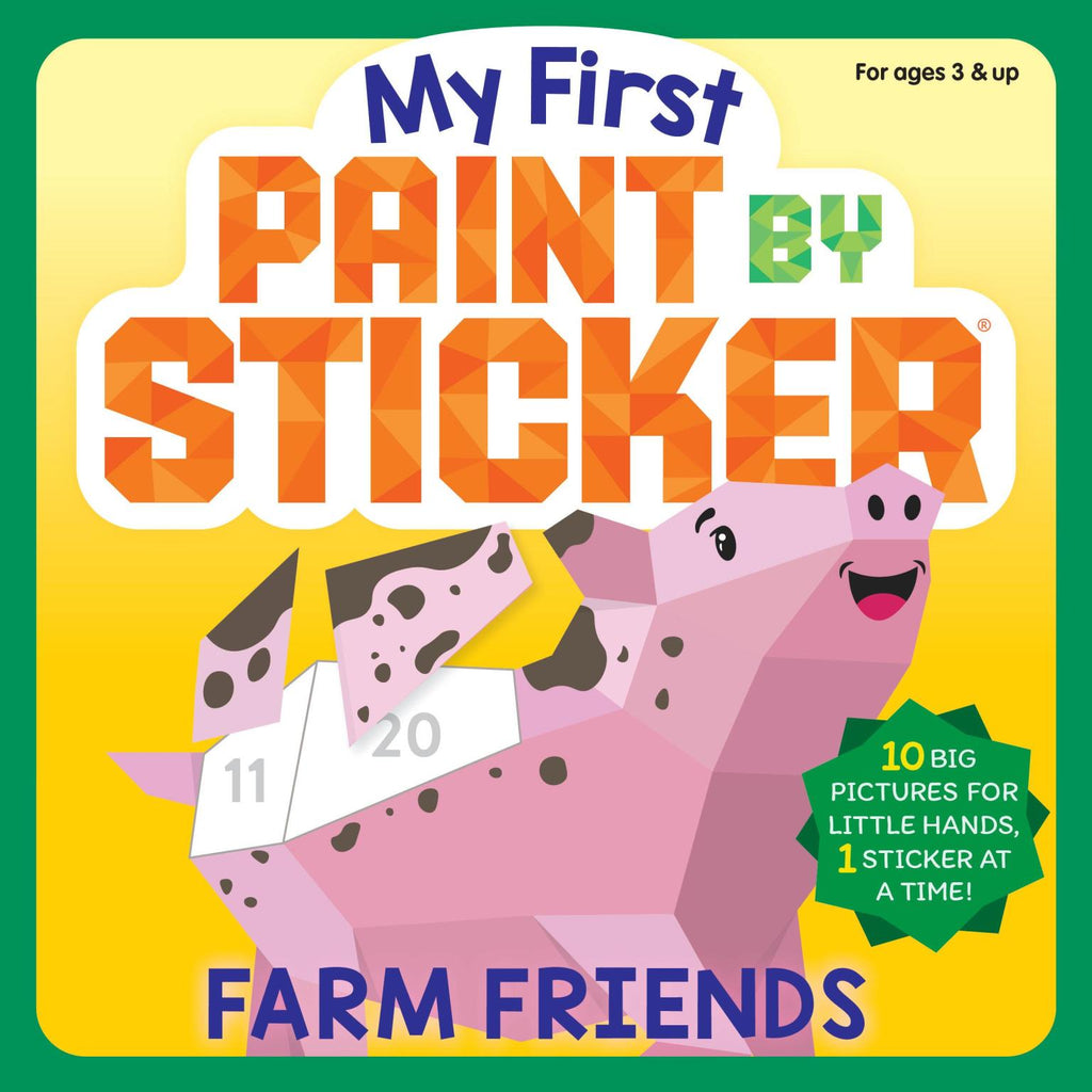 My First Paint by Sticker || Farm Friends