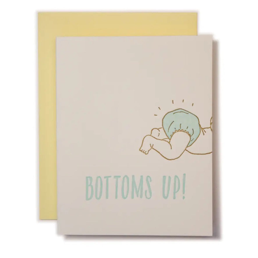 Bottoms Up Baby New Parents Card