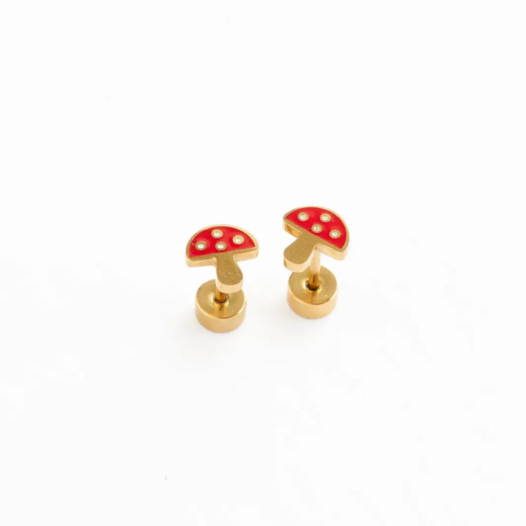 Mushroom Earrings