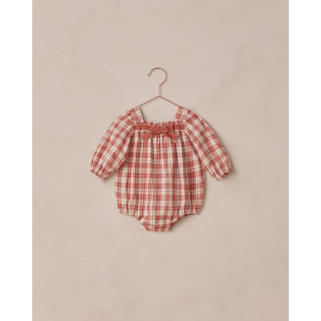 Annette Romper || Holiday Tartan