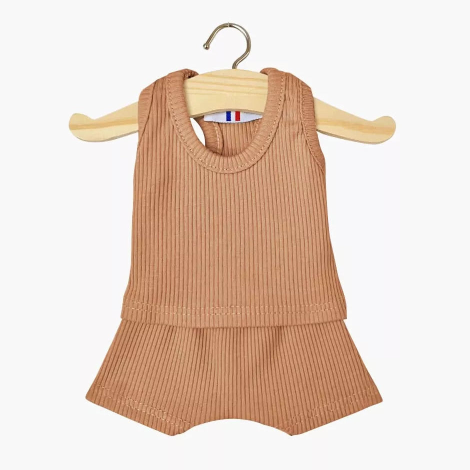 Boys Underwear Set || Brown Sugar Ribbed