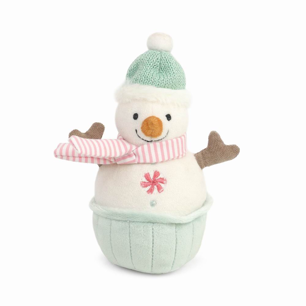 Snowman Cupcake Chime Toy