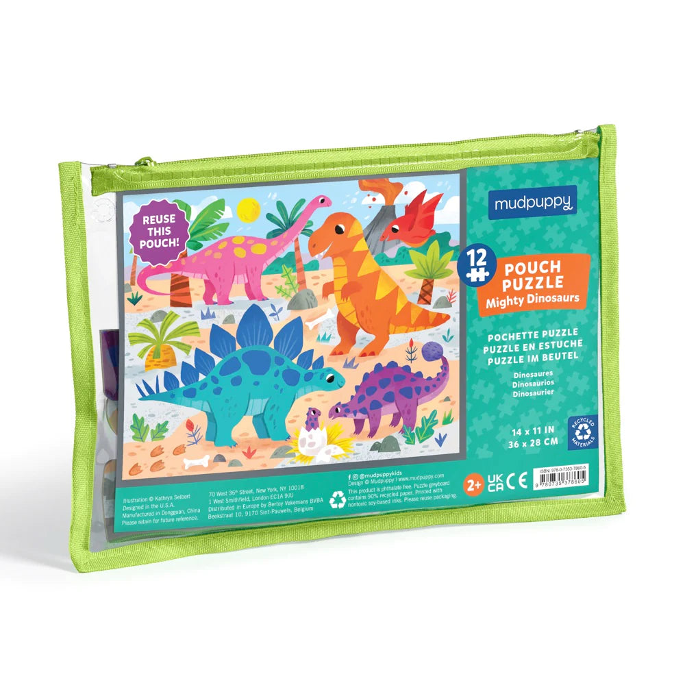 Pouch Puzzle || Mighty Dinosaurs