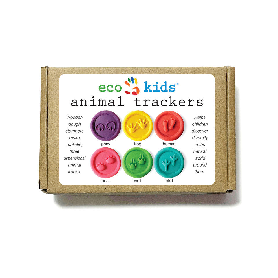 Wooden Dough Stampers || Animal Tracks