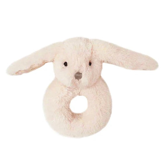 Faith Bunny Plush Rattle || Pink
