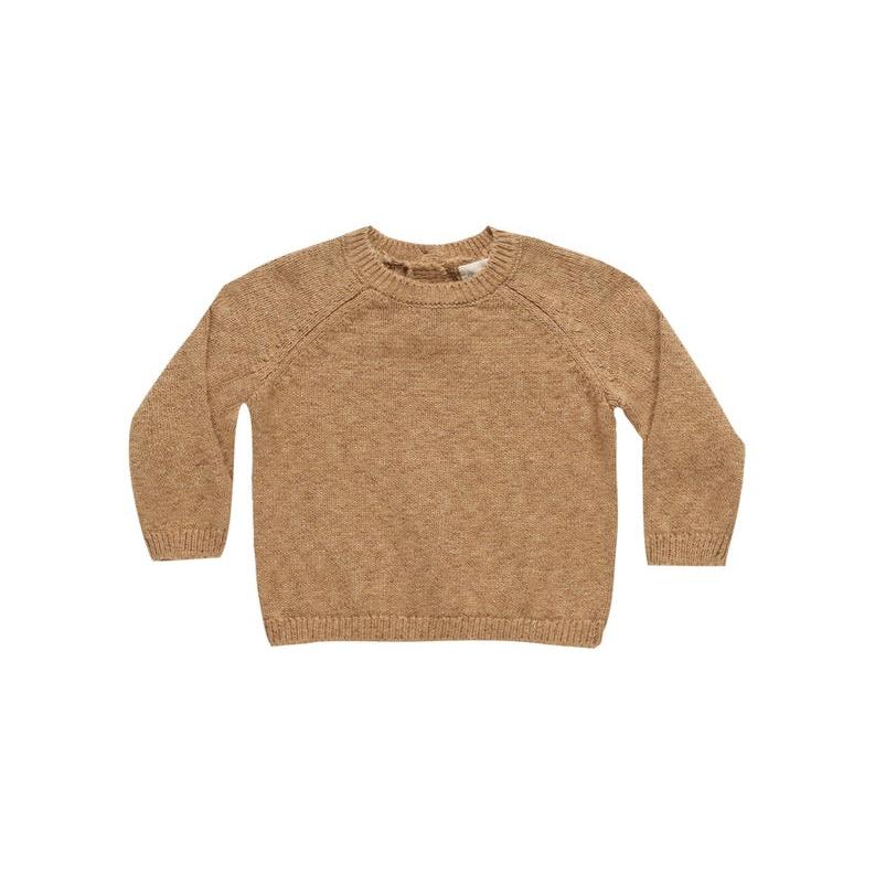 Knit Sweater || Speckled Golden