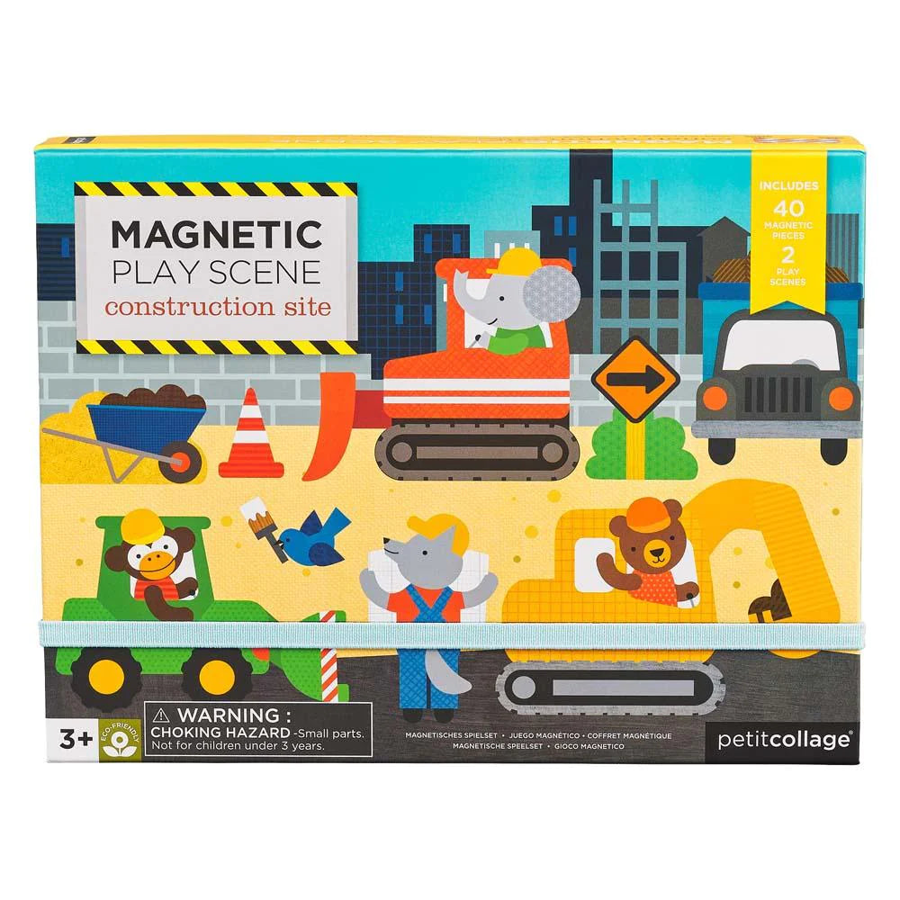 Magnetic Play Scene || Construction Site
