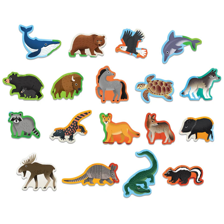 Little Ranger National Parks Map of the USA || Geographic Puzzle