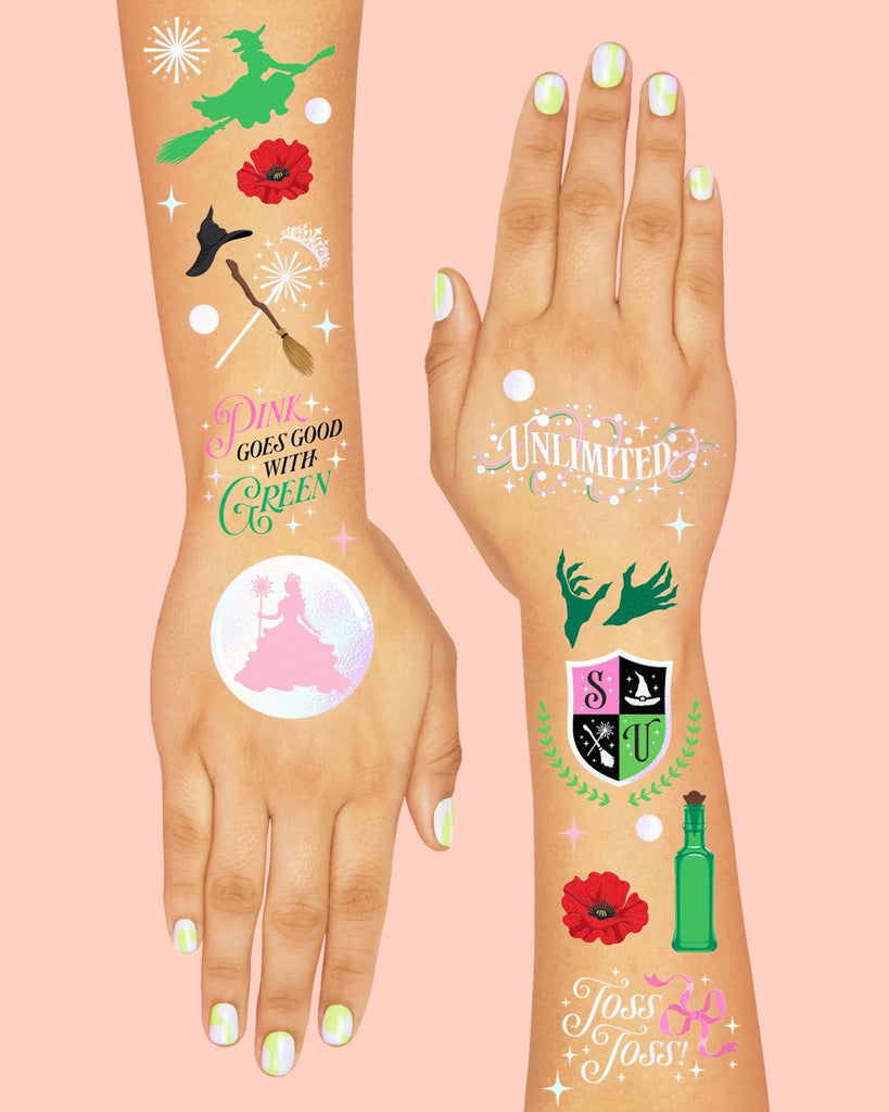 Wicked Witch Emerald City Temporary Tattoos