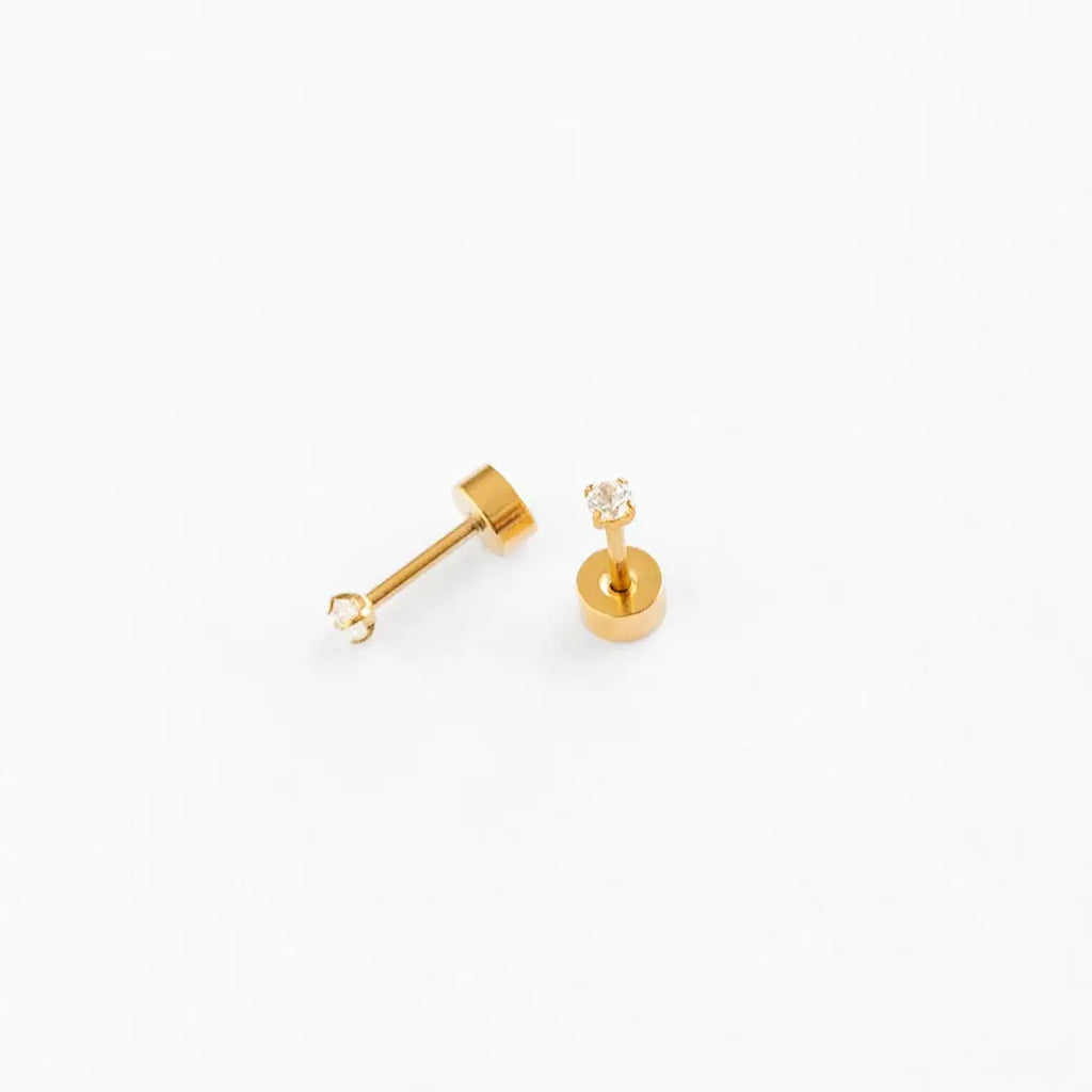 Mini Diamond Earrings