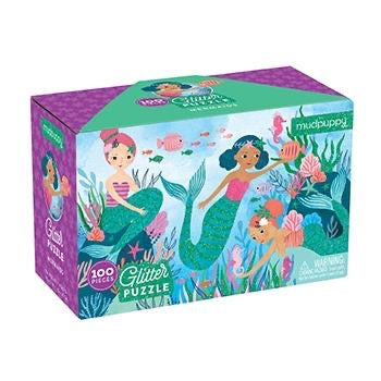 Mermaids 100 Piece Glitter Puzzle