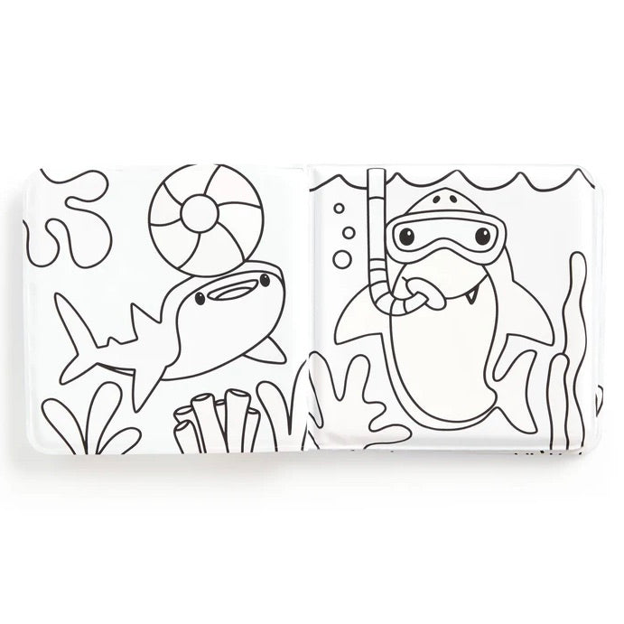 Bath Book || Shark Splash