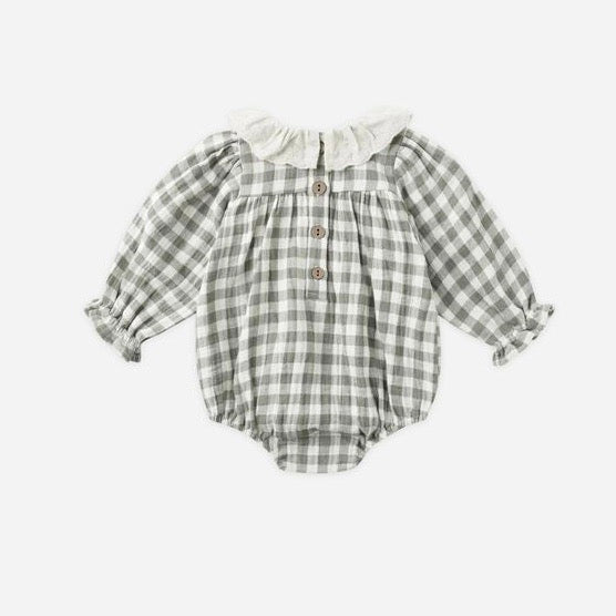 Callie Romper || Forest Check