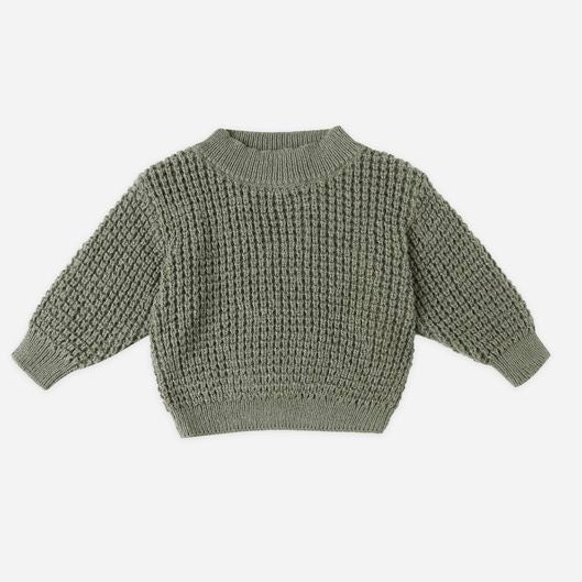 Chunky Knit Sweater || Forest
