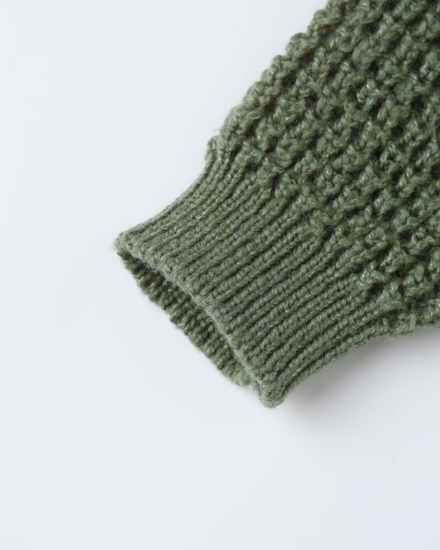 Chunky Knit Sweater || Forest