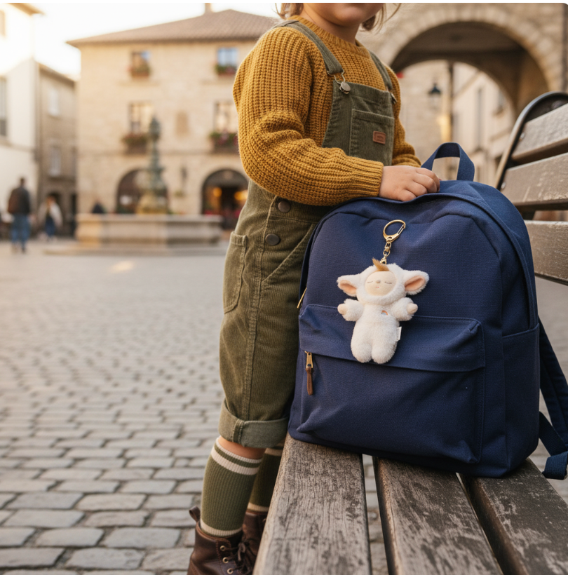 Cozy Bag Charm || Lamby Pookie