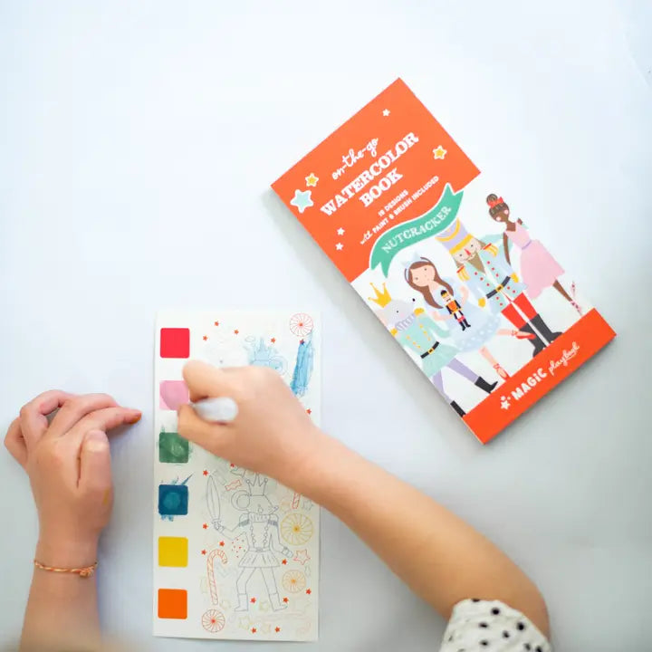 On The Go Watercolor Book || Nutcracker