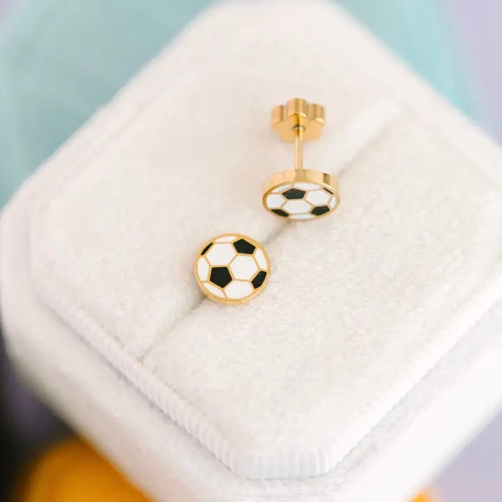 Soccer Earrings