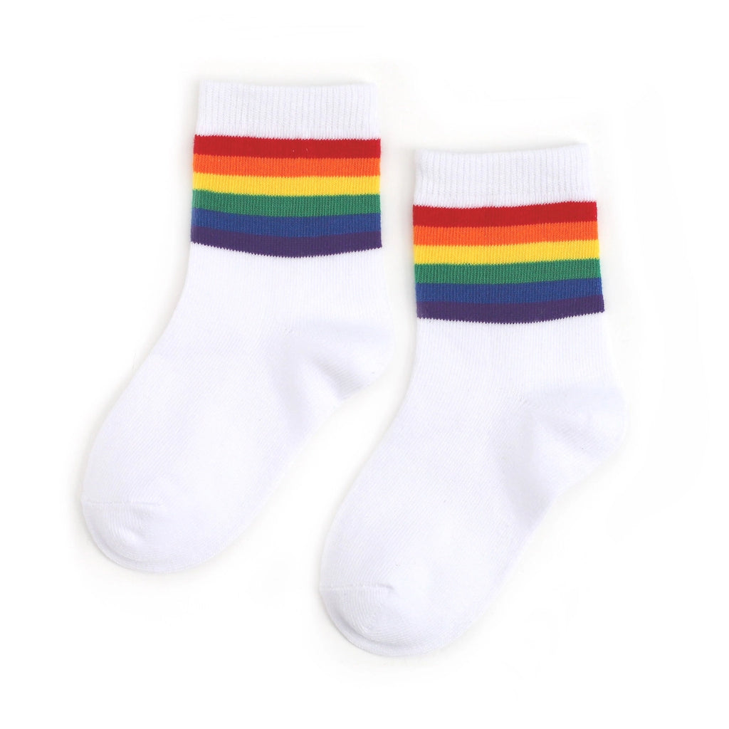 Rainbow Stripe Midi Socks