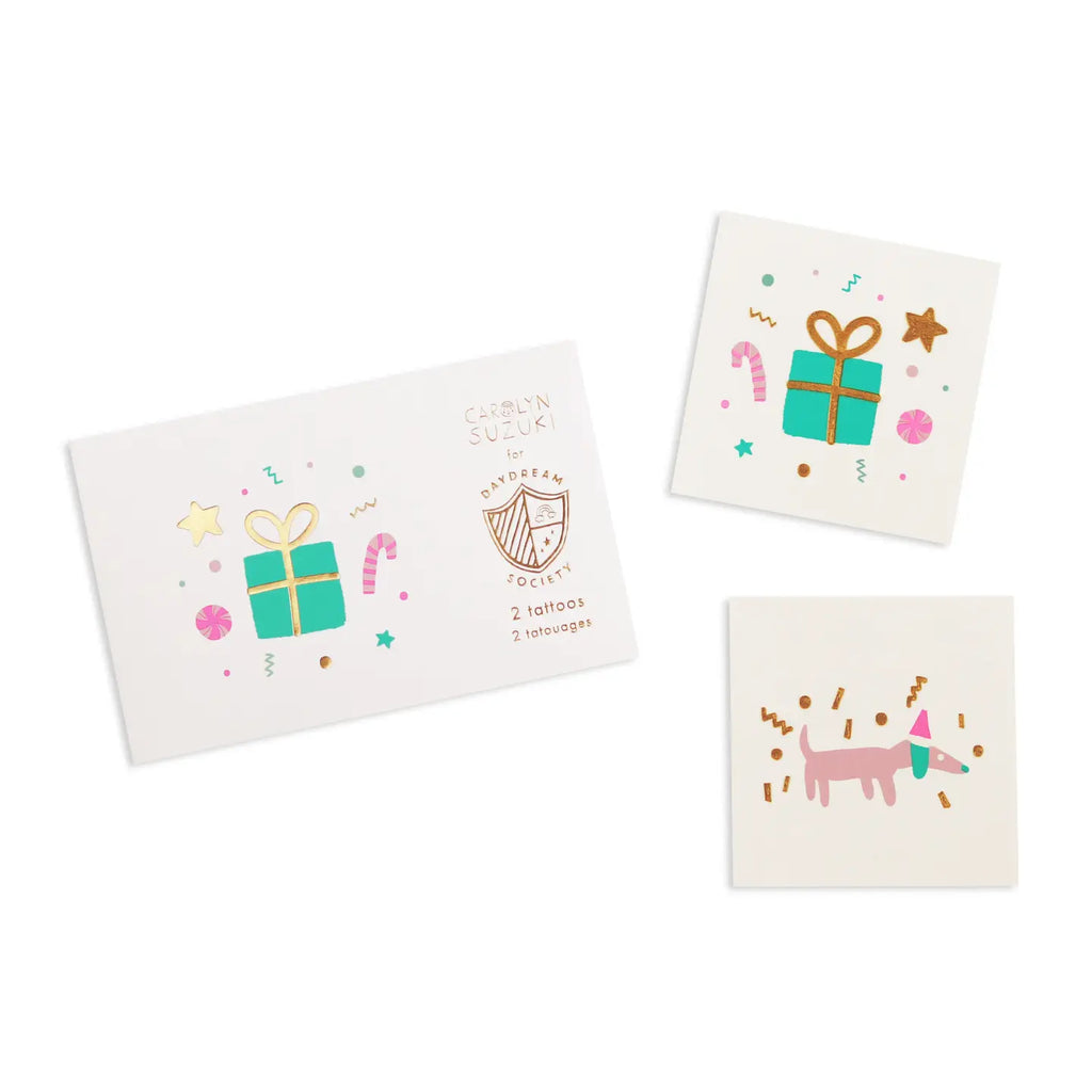 Temporary Tattoos 2 pack || Merry + Bright