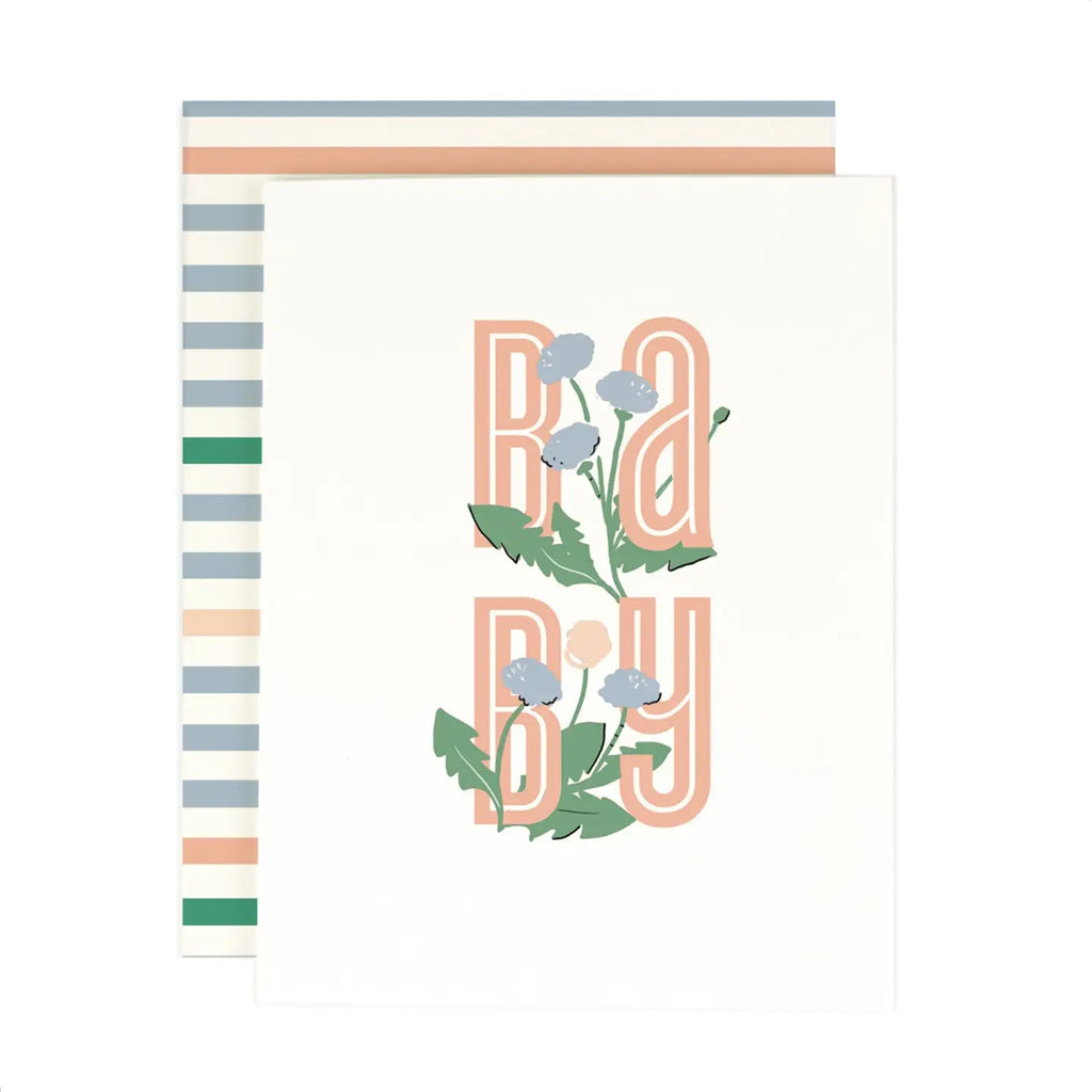 Baby Lettered Card