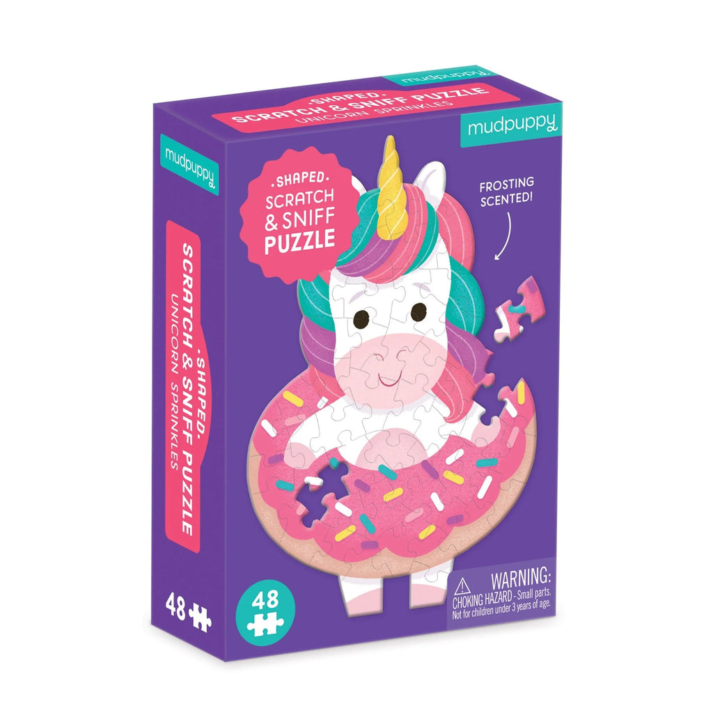 48 Piece Mini Scratch & Sniff Puzzle || Unicorn Sprinkles