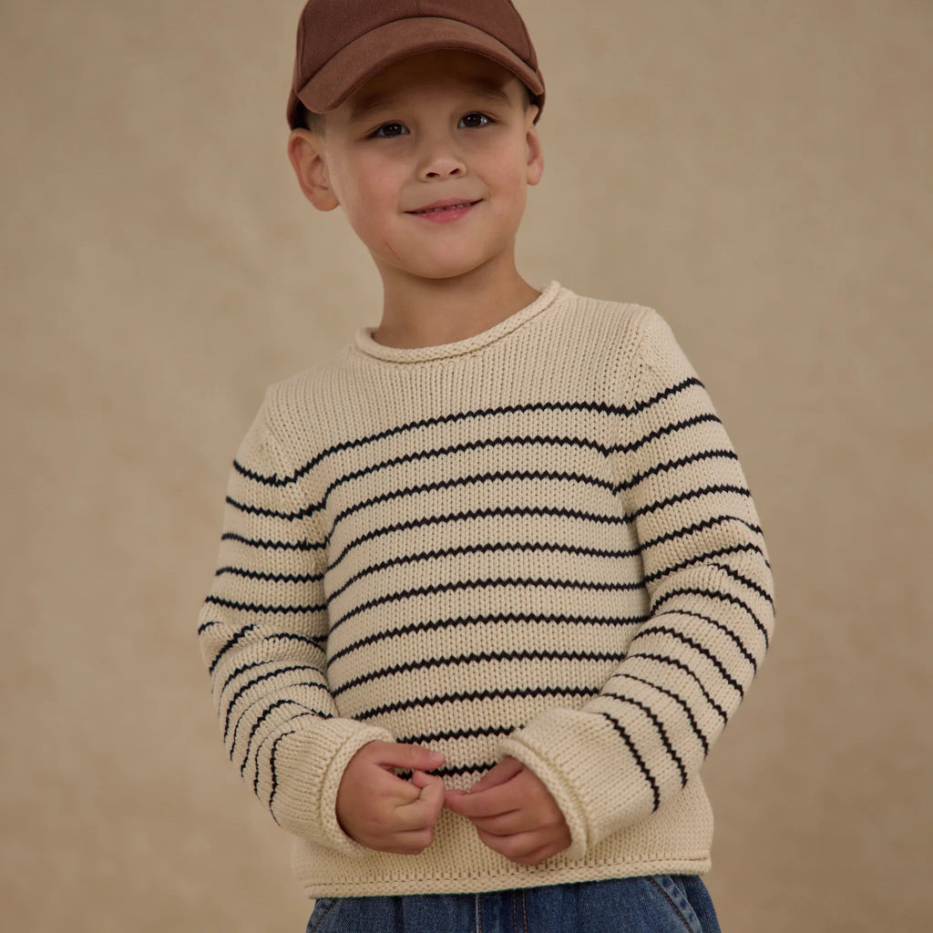 Jacques Sweater || Black Stripe