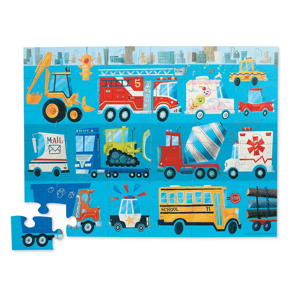 Vehicles || 36 Piece Floor Puzzle