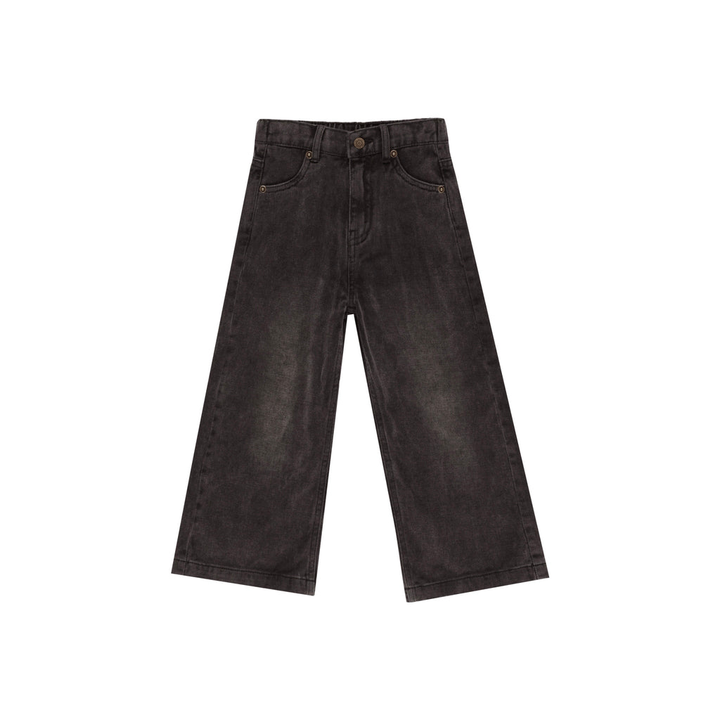 Straight Leg Pant || Washed Black