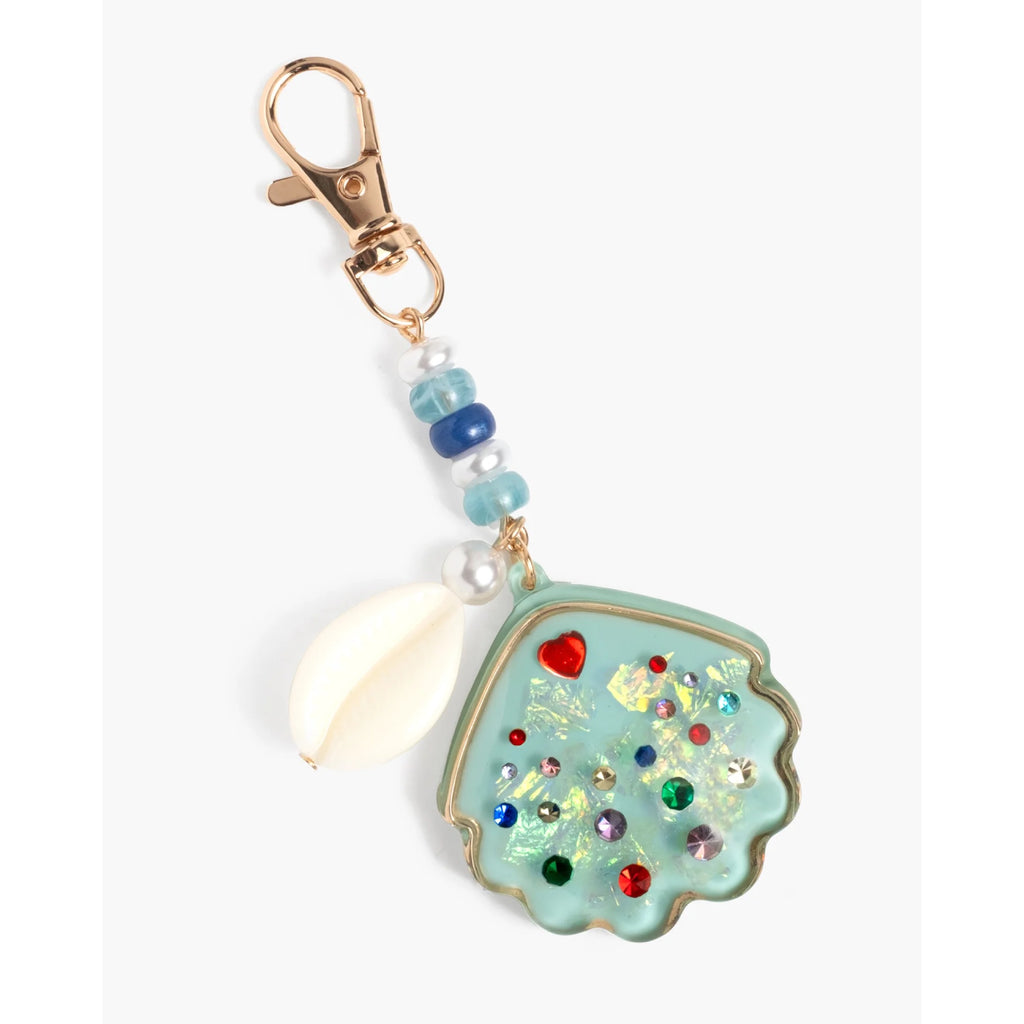 Sparkle Shell Bag Charm