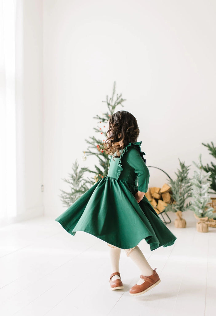 Adelisa Dress || Evergreen