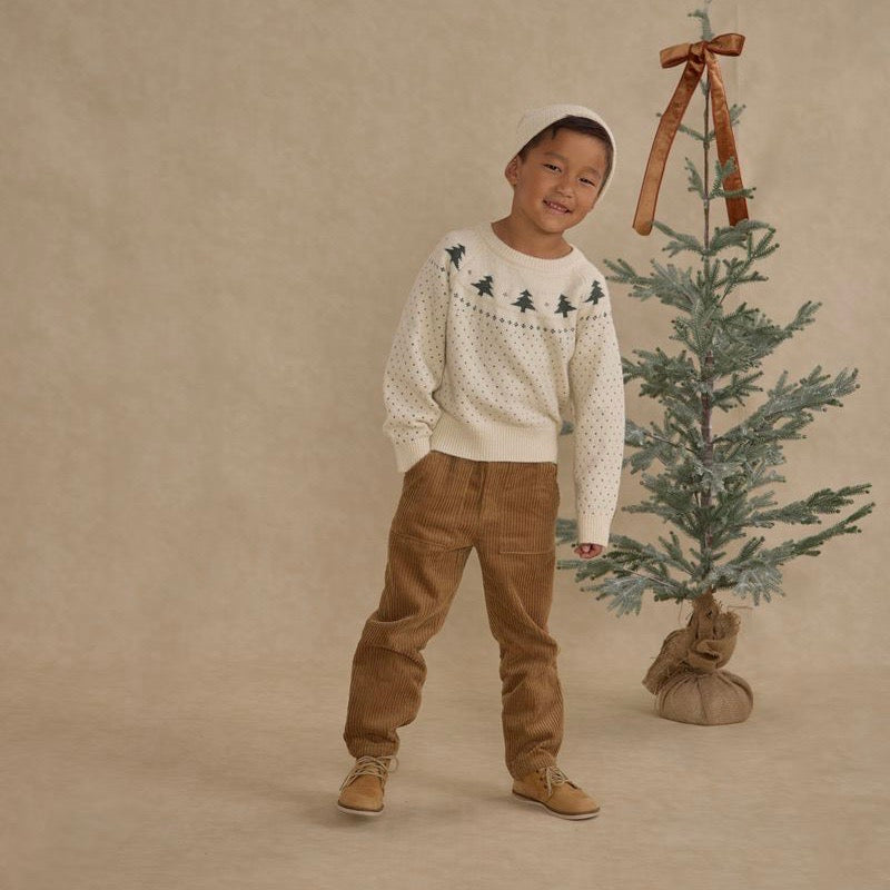 Fair Isle Sweater || Trees