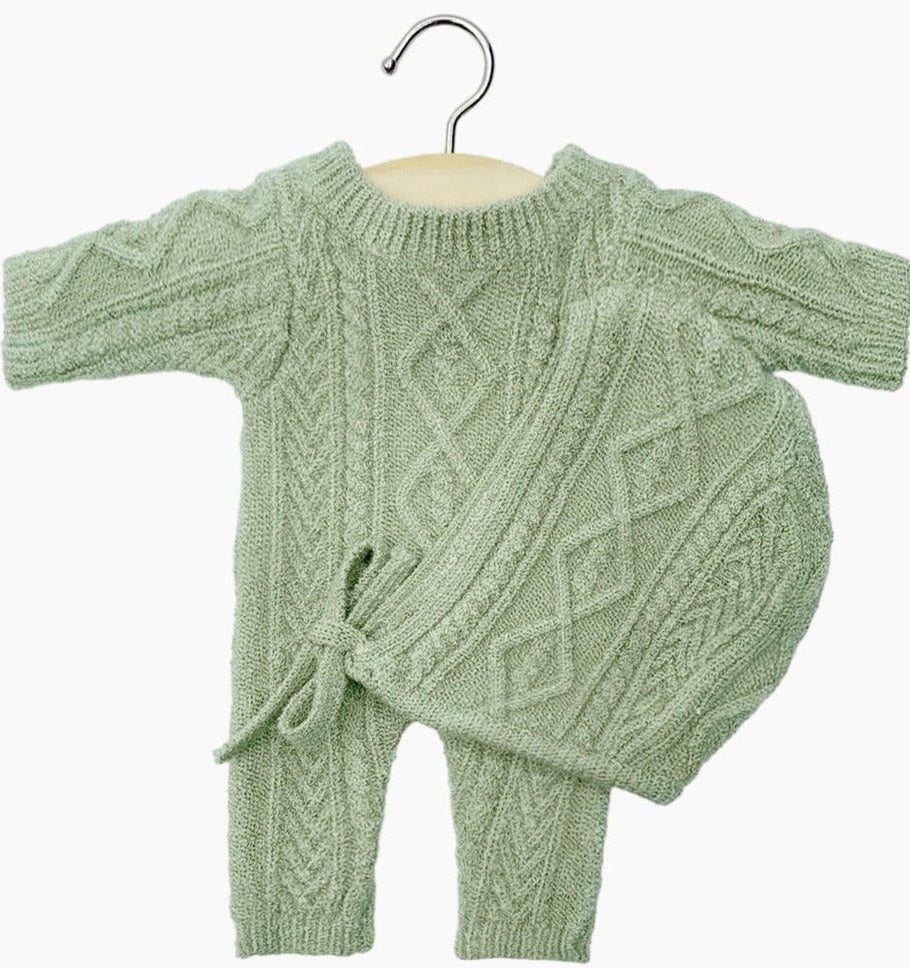 Lino Knit Set for Babies || Green