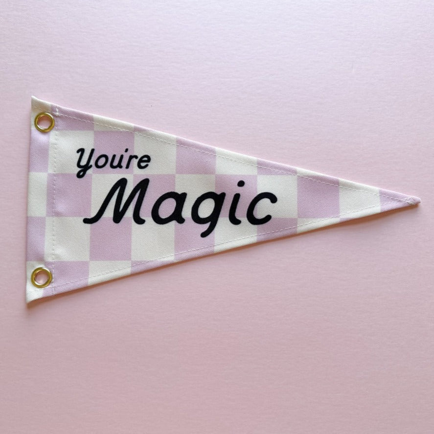 You're Magic Plaid Banner