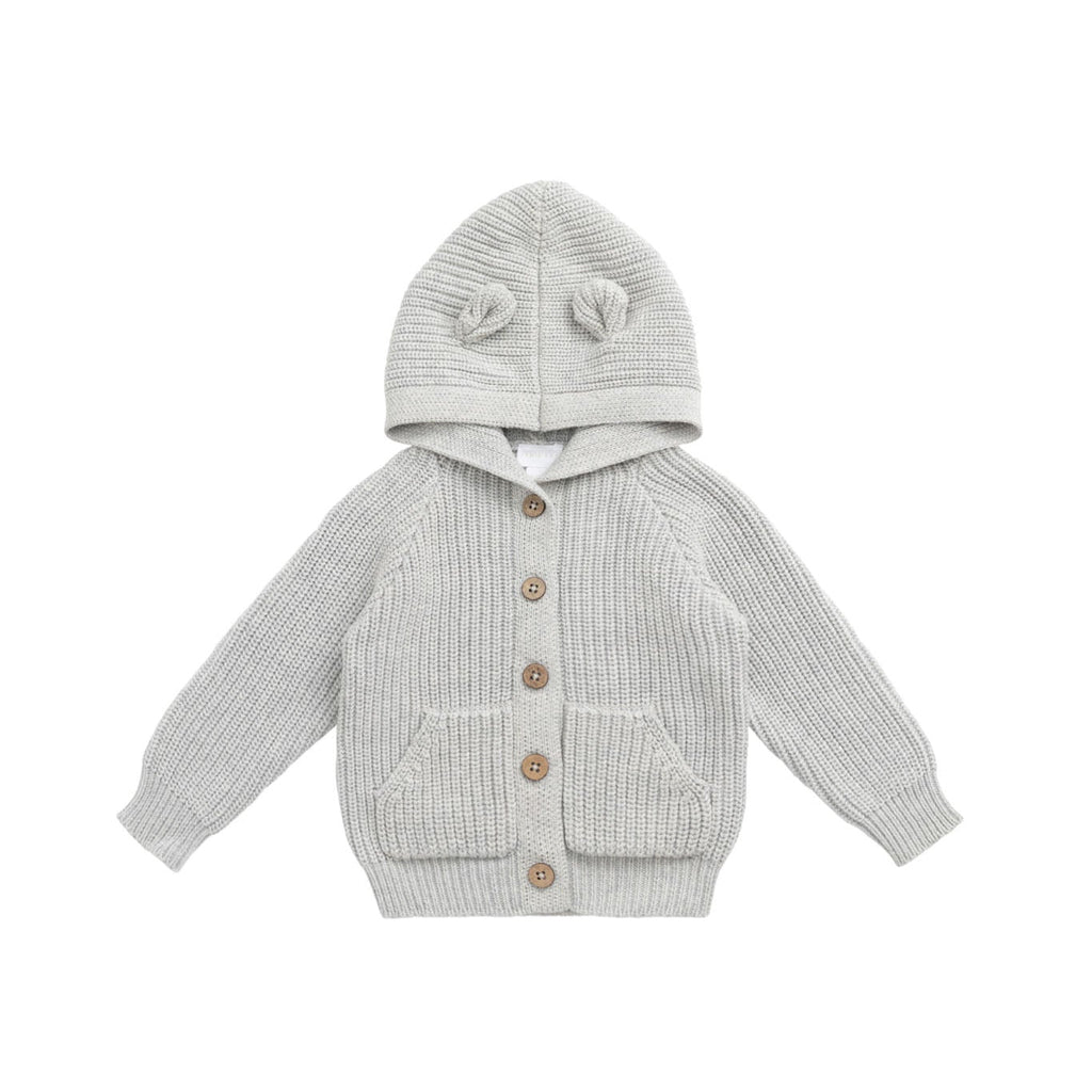 OG Bear Knit || Light Grey Marle