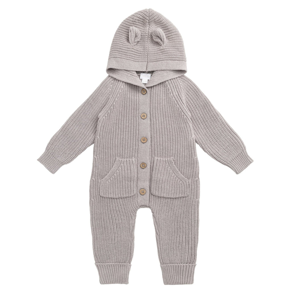 Bear Knit Onepiece || Moleskin Marle