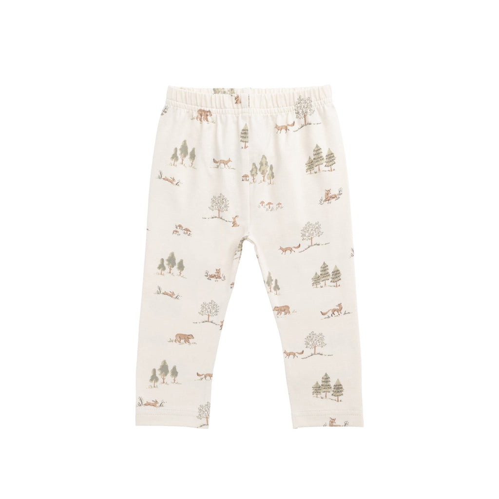 Organic Cotton Everyday Legging || Pine Forest Friends