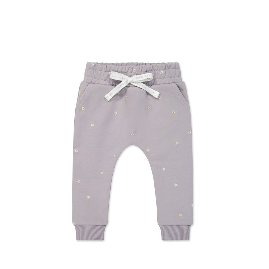 Organic Cotton Morgan Track Pant || Annie Ditzy Violet Ice