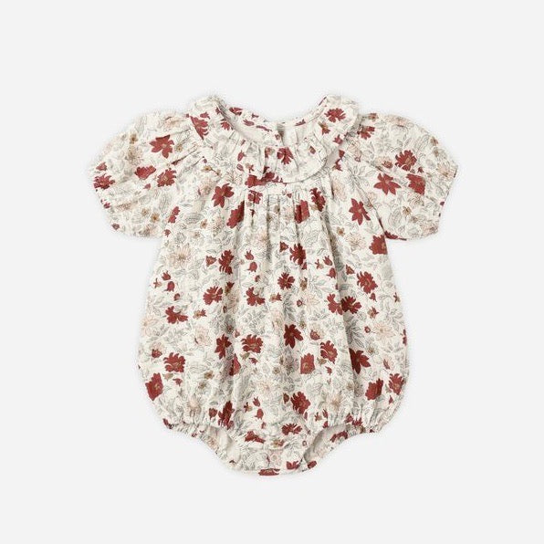 Lula Romper || Holiday Floral