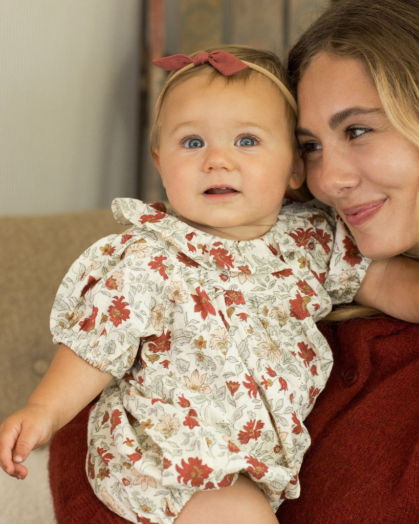 Lula Romper || Holiday Floral
