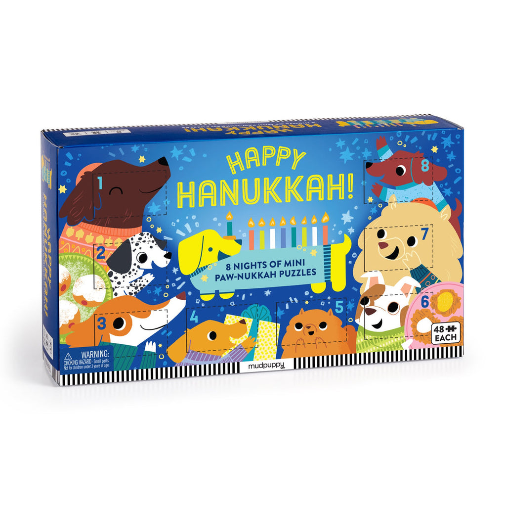 Happy Hanukkah! 8 Nights of Mini Paw-Nukkah Puzzles