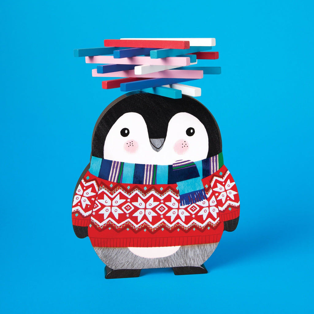 Penguin Stack-up! Wooden Balancing Game